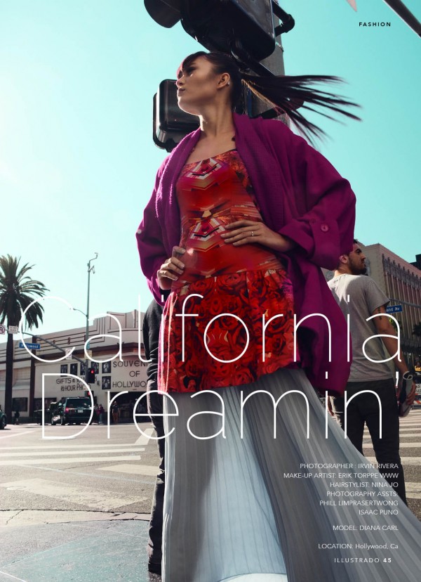 CALIFORNIA DREAMING – Shot by Irvin Rivera, Model - Diana Carl for Illustrado Magazine