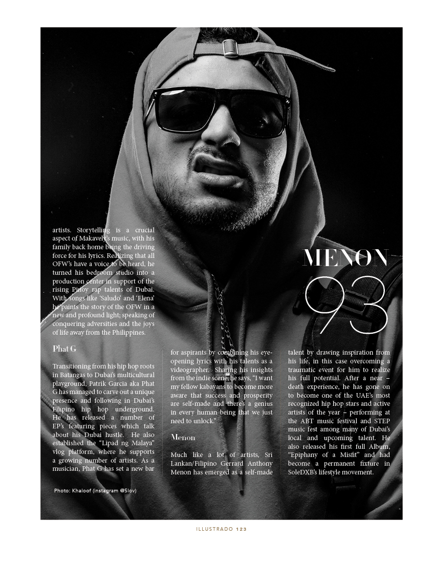 Rappers - Most influential Filipinos in the Gulf 2018 Rappers - Most influential Filipinos in the Gulf 2018