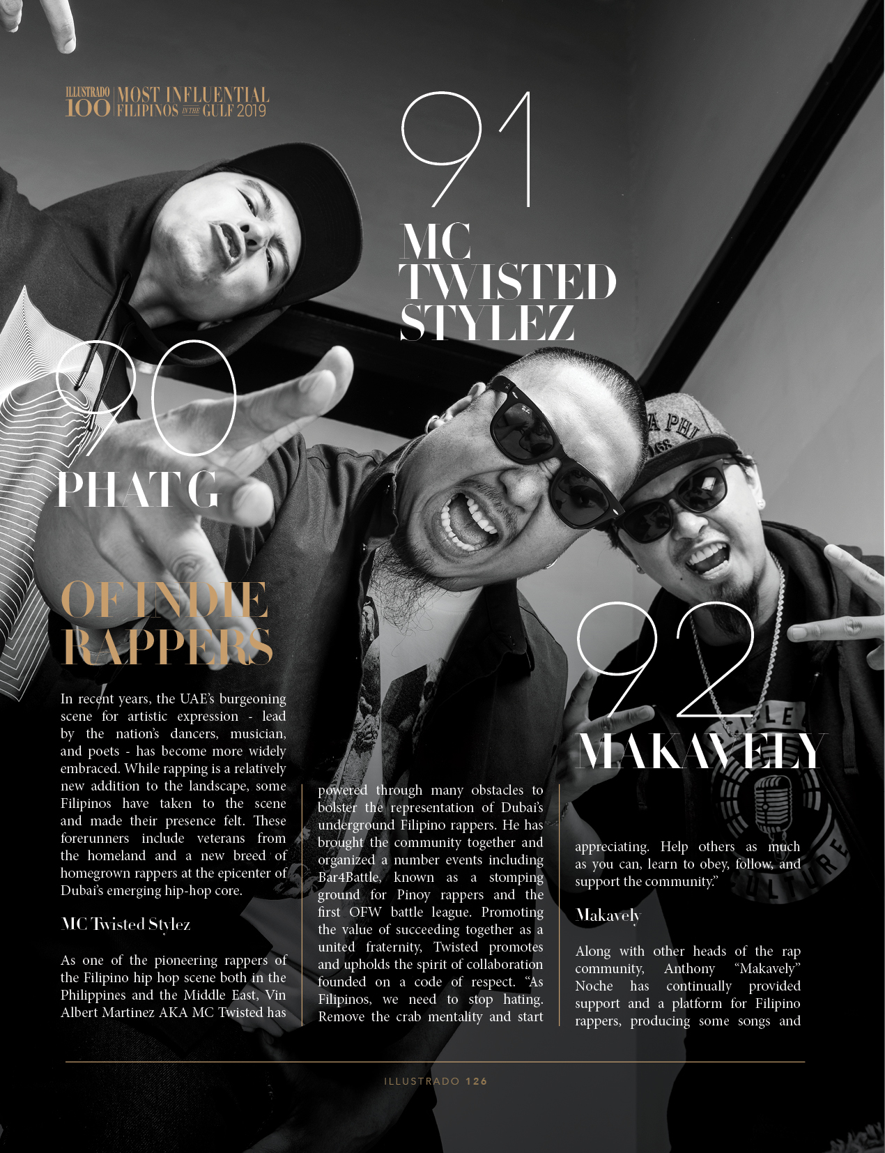 Rappers – Most influential Filipinos in the Gulf 2018