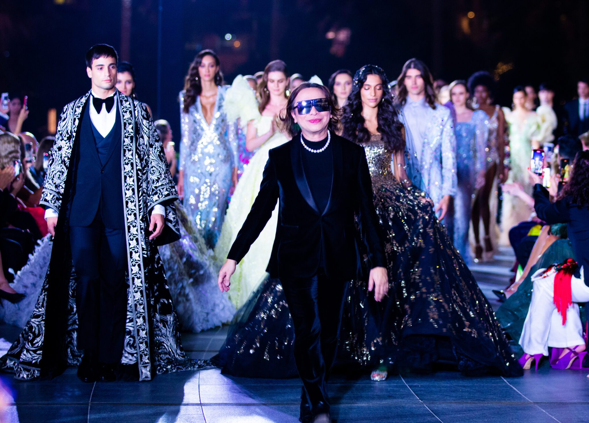 Michael Cinco Stuns the Crowd at Burj Khalifa Runway Show